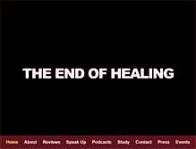 Tablet Screenshot of endofhealing.com